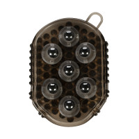 HKM Flip-massagehandschoen Zwart