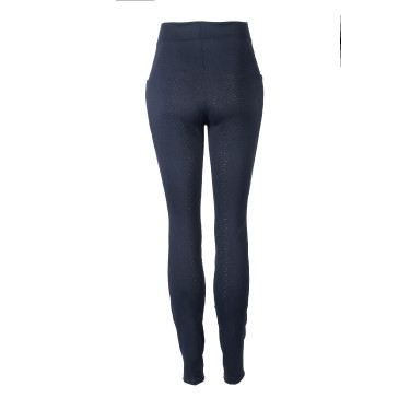 HKM Maja winterlegging met full seat van siliconen Diepblauw
