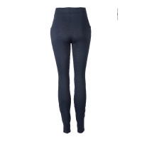 Legging d'hiver HKM Maja fond intégral en silicone Bleu profond
