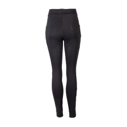 Legging d'hiver HKM Maja fond intégral en silicone Noir Legging d'hiver HKM Maja fond intégral en silicone Noir