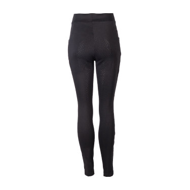 Legging d'hiver HKM Maja fond intégral en silicone Noir Legging d'hiver HKM Maja fond intégral en silicone Noir
