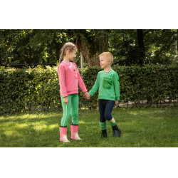 Kinderenlegging HKM Maui met fullseat van siliconen Groen