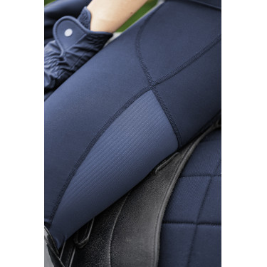 Legging HKM Mesh II fond intégral en silicone femme Bleu profond