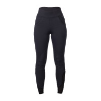 Dameslegging HKM Tammy met siliconen kniestukken Zwart
