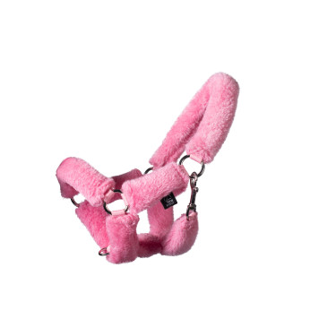 Licol HKM avec fourrure synthétique Hobby Horse Rose