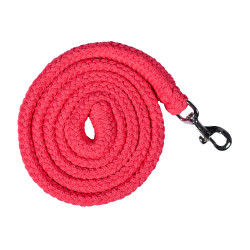 Longe HKM Glow-Line met musketonkarabijnhaak Roze