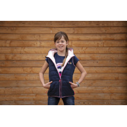 Gilet réversible Equi-Kids Jade Bleu marine Gilet réversible Equi-Kids Jade Bleu marine