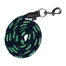 Longe HKM Maui avec mousqueton Bleu foncé / vert Multi-couleurs