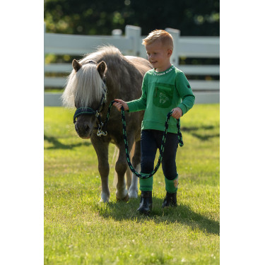 HKM Maui kinderrijbroek met fullseat van siliconen Diepblauw