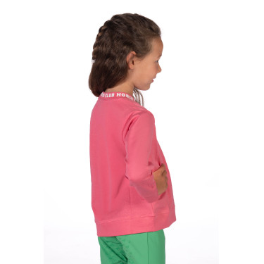 Polo à manches longues HKM Maui enfant Rose