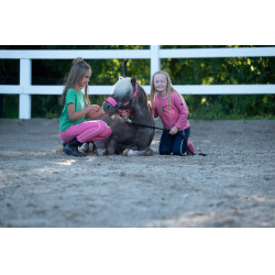 HKM Maui kinderlongsleeve-polo Roze