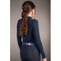 Lange mouwen poloshirt Lauria Garrelli Arezzo Soft Diepblauw