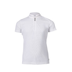 Polo de concours HKM Amy enfant Blanc