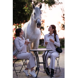 Sweat Lauria Garrelli Limone femme Gris / beige