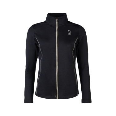 Lauria Garrelli Limone dames sweatvest met rits Zwart