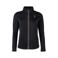 Sweat zippé Lauria Garrelli Limone femme Noir