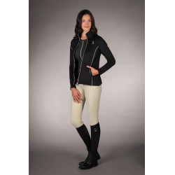 Lauria Garrelli Limone dames sweatvest met rits Zwart