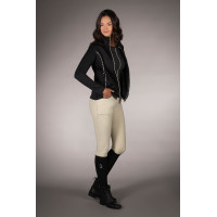 Sweat zippé Lauria Garrelli Limone femme Noir