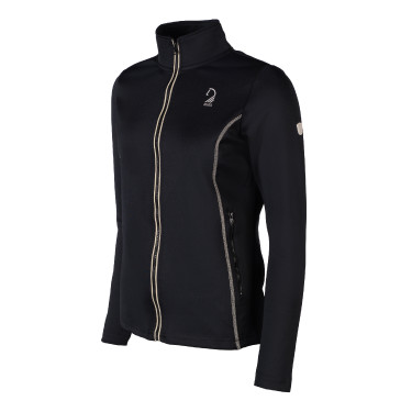 Lauria Garrelli Limone dames sweatvest met rits Zwart