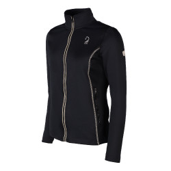 Sweat zippé Lauria Garrelli Limone femme Noir