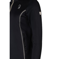 Sweat zippé Lauria Garrelli Limone femme Noir