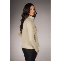Sweat zippé Lauria Garrelli Limone femme Gris / beige