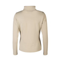 Sweat zippé Lauria Garrelli Limone femme Gris / beige