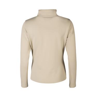 Sweat zippé Lauria Garrelli Limone femme Gris / beige