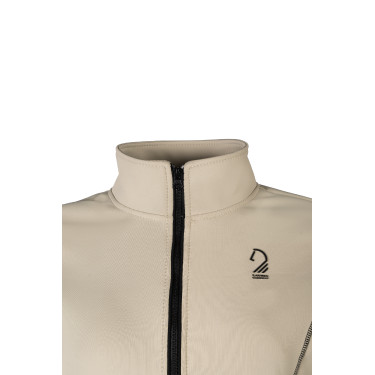 Sweat zippé Lauria Garrelli Limone femme Gris / beige
