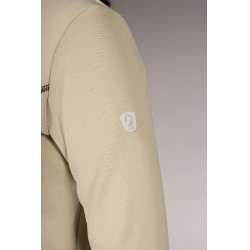 Sweat zippé Lauria Garrelli Limone femme Gris / beige
