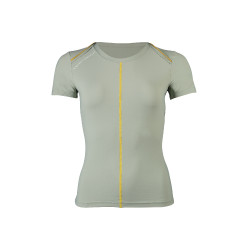 T-Shirt fonctionnel Lauria Garrelli Limone manches courtes femme Salvia