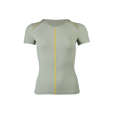 T-Shirt fonctionnel Lauria Garrelli Limone manches courtes femme Salvia