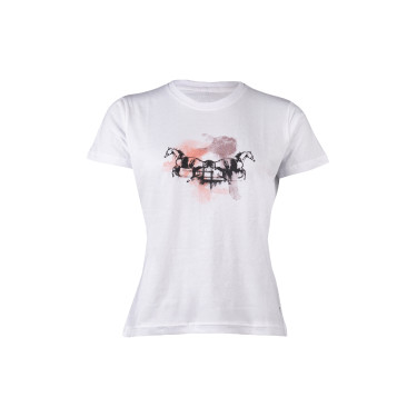 T-shirt HKM femme Running Horse manches courtes