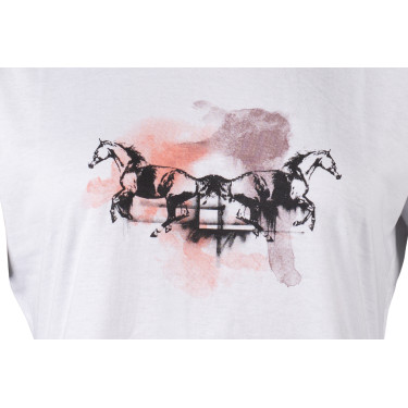 T-shirt HKM femme Running Horse manches courtes