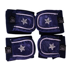 Set design Cuddle Horse HKM Bleu profond