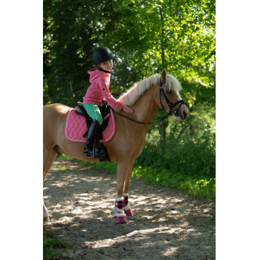 Tapis HKM Maui Patch pour shettys Rose