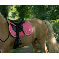 Tapis HKM Maui Patch pour shettys Rose