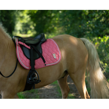 Tapis HKM Maui Patch pour shettys Rose