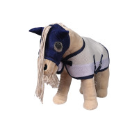 Set de mouches Cuddle Horse HKM Gris / bleu Set de mouches Cuddle Horse HKM Gris / bleu