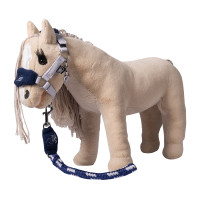 HKM Cuddle Horse halsterset Grijs / blauw