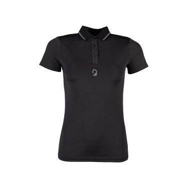 Polo Laura Garrelli Limone met korte mouwen voor dames Zwart Polo Laura Garrelli Limone met korte mouwen voor dames Zwart