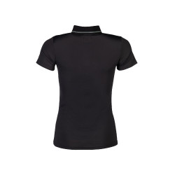 Polo Laura Garrelli Limone manches courtes femme Noir