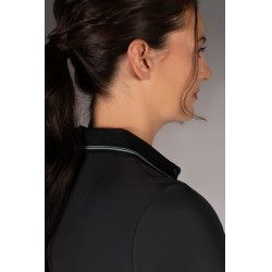 Polo Laura Garrelli Limone met korte mouwen voor dames Zwart Polo Laura Garrelli Limone met korte mouwen voor dames Zwart