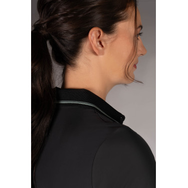 Polo Laura Garrelli Limone met korte mouwen voor dames Zwart Polo Laura Garrelli Limone met korte mouwen voor dames Zwart