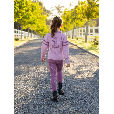 Polo de rugby LeMieux Mini Robbie Mallow Violet