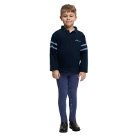 Polo de rugby LeMieux Mini Robbie Marine Bleu marine