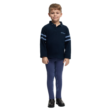 Polo de rugby LeMieux Mini Robbie Marine Bleu marine