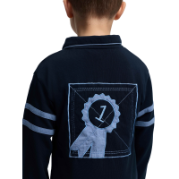 Polo de rugby LeMieux Mini Robbie Marine Bleu marine