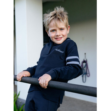 LeMieux Mini Robbie rugbyshirt Marine Marineblauw