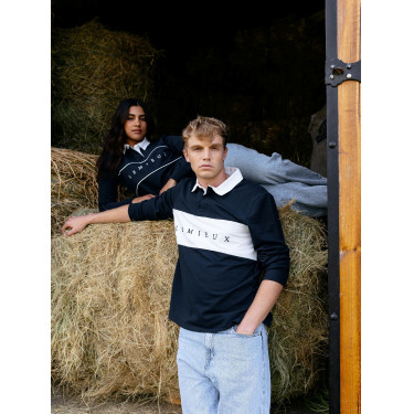 Polo de rugby LeMieux homme Marine Bleu marine